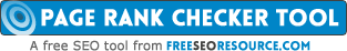 Click here to use the Page Rank Checker Tool